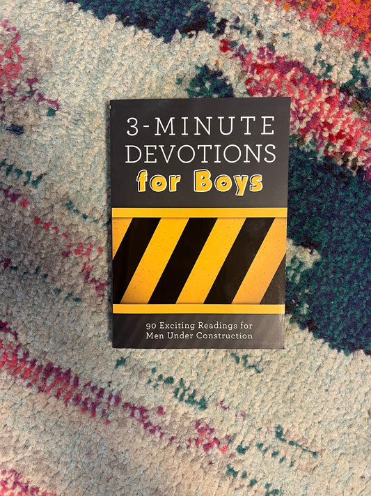 3 Minute Devotionals For Boys