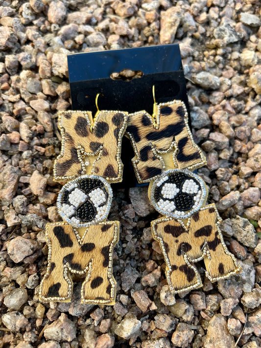 Soccer Mom Beaded Earrings